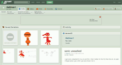 Desktop Screenshot of mattman1.deviantart.com