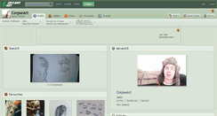 Desktop Screenshot of corpseart.deviantart.com