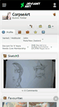 Mobile Screenshot of corpseart.deviantart.com