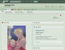Tablet Screenshot of flashback1974.deviantart.com
