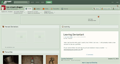 Desktop Screenshot of ice-cream-dragon.deviantart.com