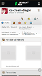 Mobile Screenshot of ice-cream-dragon.deviantart.com