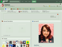 Tablet Screenshot of madzsan.deviantart.com