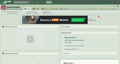 Desktop Screenshot of diamantestock.deviantart.com