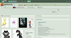 Desktop Screenshot of neko7the7wolf.deviantart.com