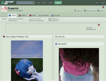 Tablet Screenshot of flyspanish.deviantart.com