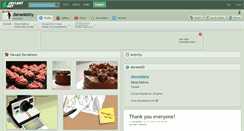 Desktop Screenshot of danadabby.deviantart.com