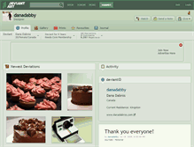 Tablet Screenshot of danadabby.deviantart.com