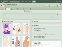 Tablet Screenshot of kawaiidaisukechan.deviantart.com
