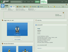 Tablet Screenshot of mqs-.deviantart.com