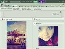 Tablet Screenshot of minnu.deviantart.com