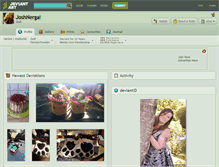 Tablet Screenshot of joshnergal.deviantart.com