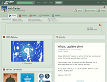 Tablet Screenshot of nathcarter.deviantart.com