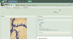 Desktop Screenshot of i--blank--i.deviantart.com