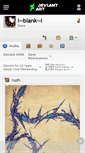 Mobile Screenshot of i--blank--i.deviantart.com