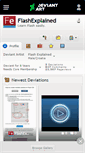Mobile Screenshot of flashexplained.deviantart.com