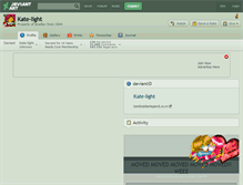 Tablet Screenshot of kate-light.deviantart.com