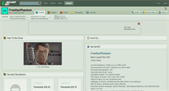 Desktop Screenshot of freedanphantom.deviantart.com