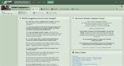Desktop Screenshot of italiancosplayers.deviantart.com