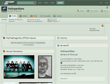 Tablet Screenshot of linkinparkfans.deviantart.com