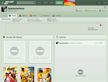 Tablet Screenshot of heavenhellexe.deviantart.com