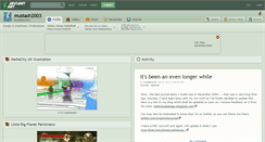 Desktop Screenshot of mustash2003.deviantart.com