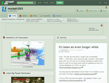 Tablet Screenshot of mustash2003.deviantart.com