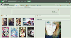 Desktop Screenshot of dezzibell.deviantart.com