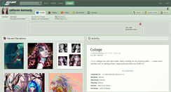 Desktop Screenshot of catlover-kennedy.deviantart.com