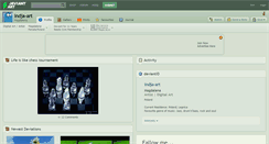 Desktop Screenshot of indja-art.deviantart.com