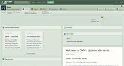 Desktop Screenshot of dww.deviantart.com
