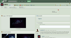 Desktop Screenshot of cygnux.deviantart.com