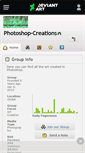 Mobile Screenshot of photoshop-creations.deviantart.com