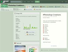 Tablet Screenshot of photoshop-creations.deviantart.com