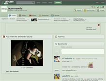 Tablet Screenshot of japanmeonly.deviantart.com