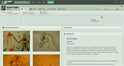 Desktop Screenshot of dusktwilight.deviantart.com