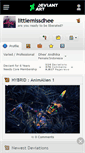 Mobile Screenshot of littlemissdhee.deviantart.com