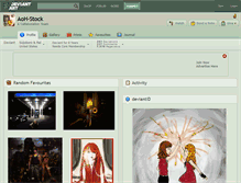 Tablet Screenshot of aoh-stock.deviantart.com