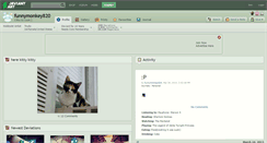 Desktop Screenshot of funnymonkey820.deviantart.com