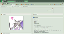Desktop Screenshot of mairu--jivasu.deviantart.com