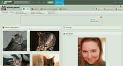 Desktop Screenshot of animal-person.deviantart.com