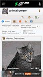 Mobile Screenshot of animal-person.deviantart.com