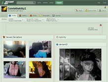Tablet Screenshot of conniethekitty2.deviantart.com