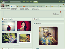 Tablet Screenshot of elteya.deviantart.com