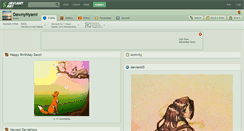 Desktop Screenshot of dawnynyami.deviantart.com