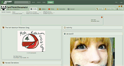 Desktop Screenshot of cantthinkofanamelol.deviantart.com