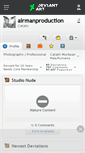 Mobile Screenshot of airmanproduction.deviantart.com