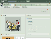 Tablet Screenshot of kayanohl.deviantart.com