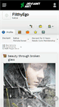 Mobile Screenshot of filthyego.deviantart.com