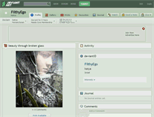 Tablet Screenshot of filthyego.deviantart.com